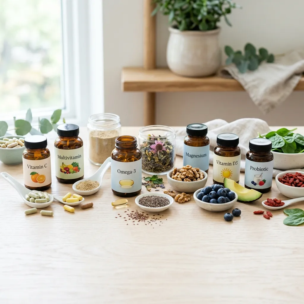 The main types of dietary supplements for overall health