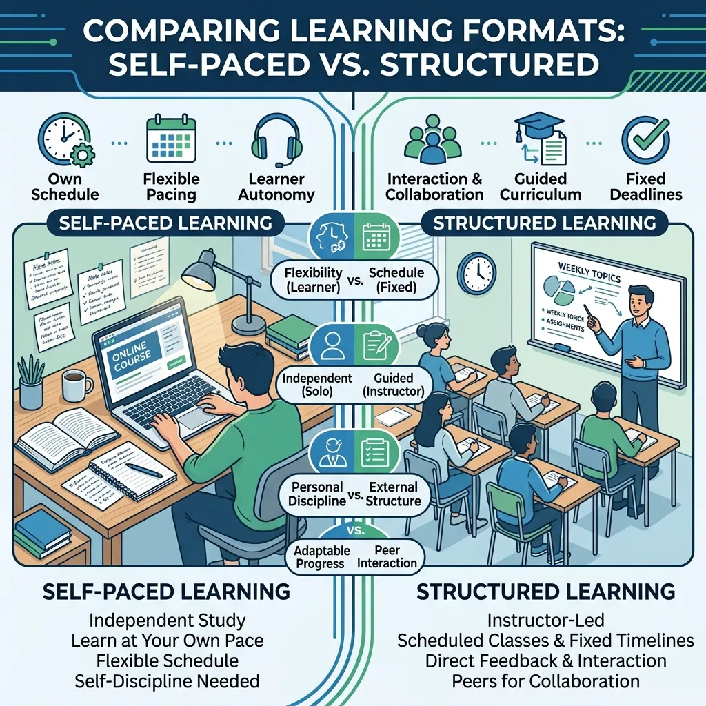 Self-Paced vs. Structured Which Format Works Best